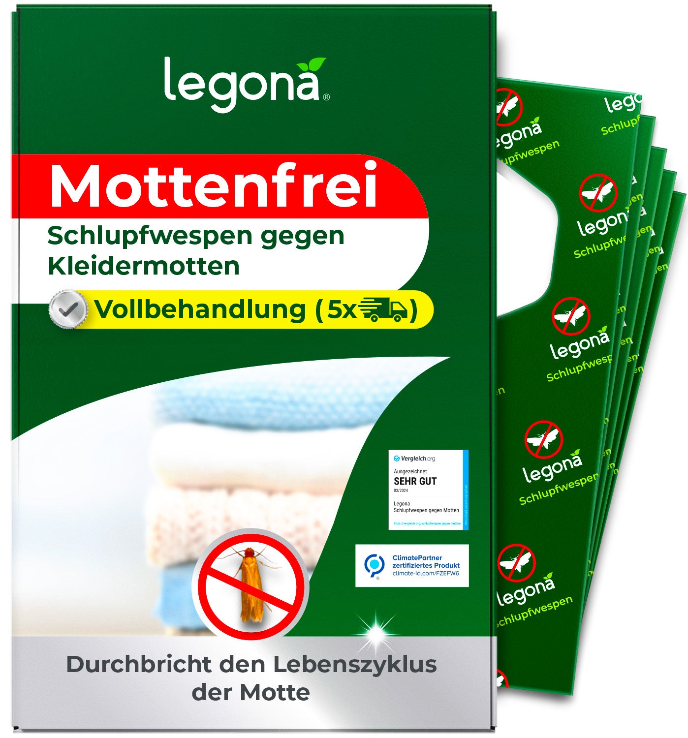 Schlupfwespen gegen Kleidermotten