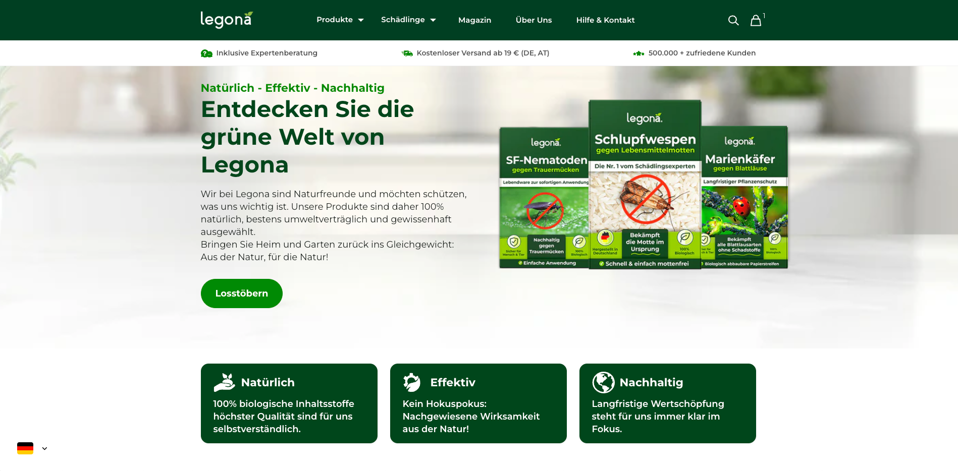 Legona FAQ - Ihr Experten für nachhaltigen Pflanzenschutz | Legona.de