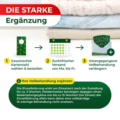 Schlupfwespen gegen Kleidermotten