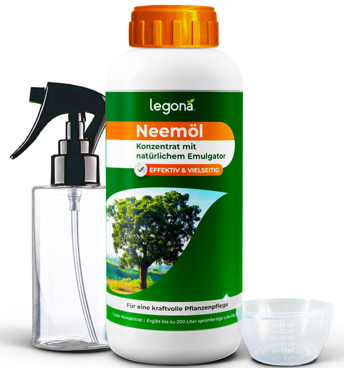 Neemöl-Komplettset mit Emulgator für gesunde Pflanzenpflege [1L]