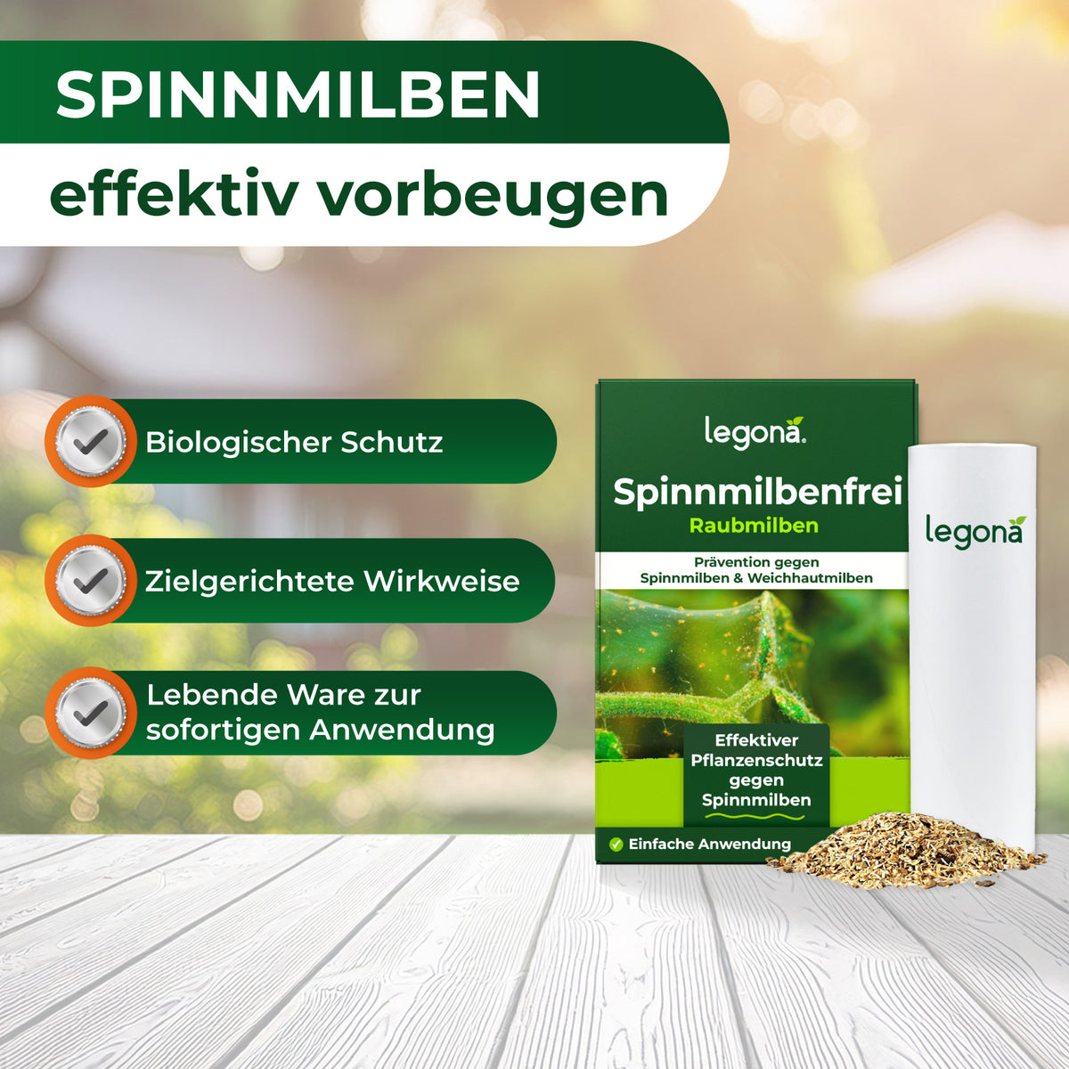 Raubmilben gegen Spinnmilben
