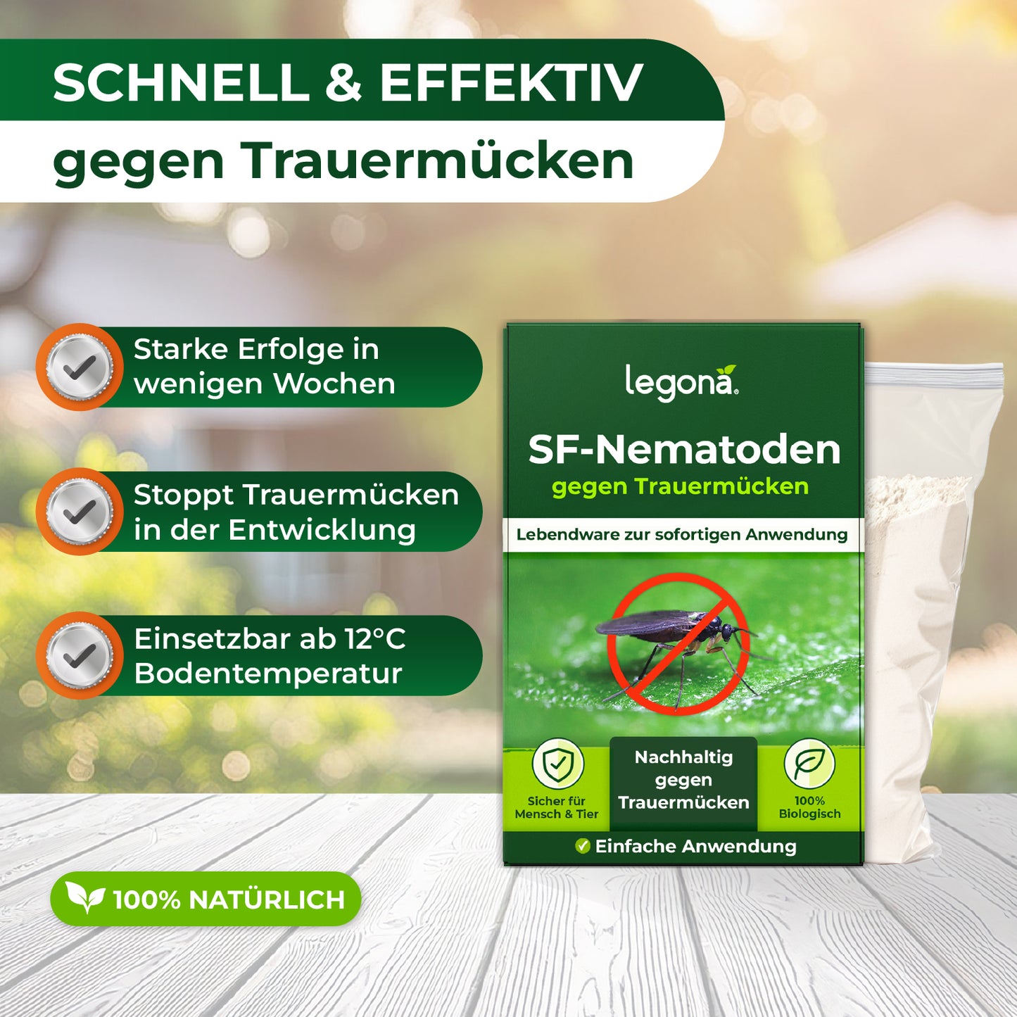 SF-Nematoden gegen Trauermücken.
