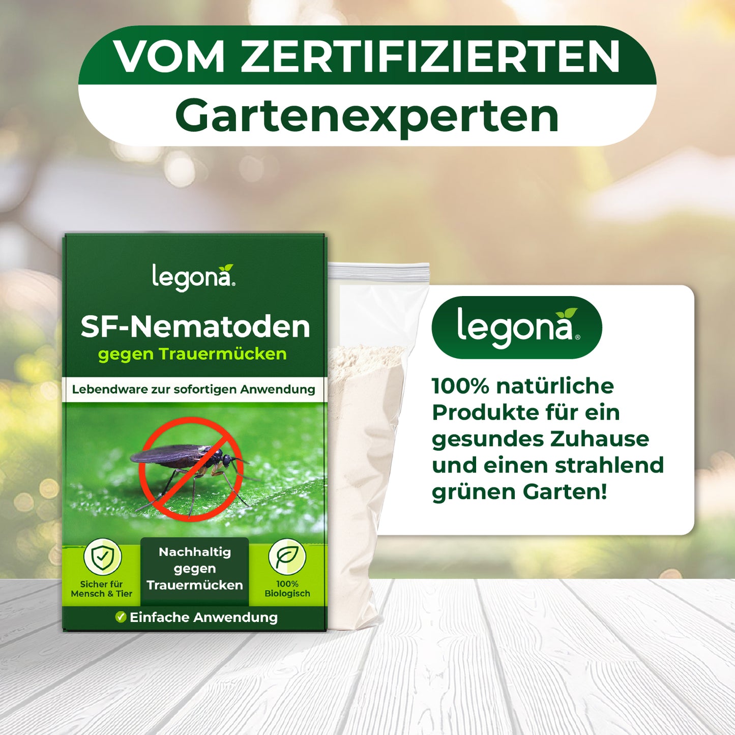 SF-Nematoden gegen Trauermücken.