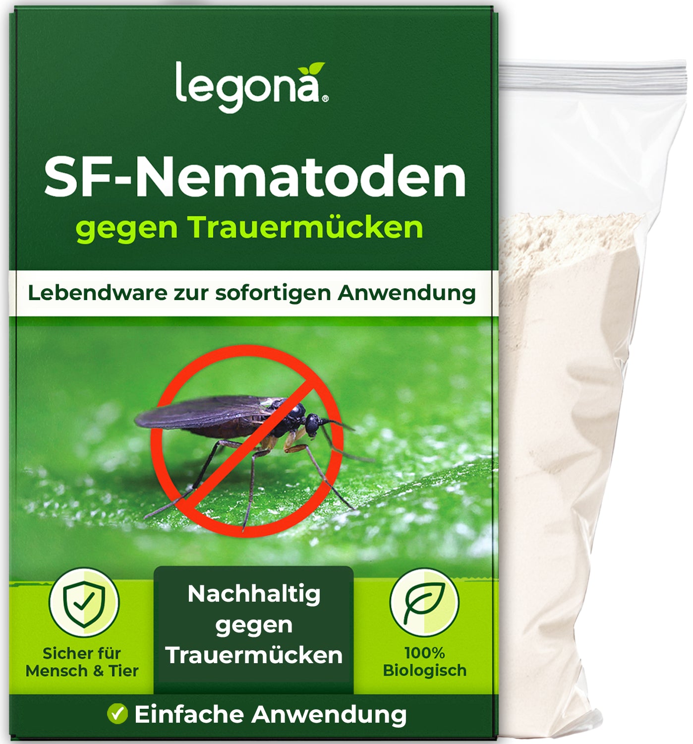 SF-Nematoden gegen Trauermücken.