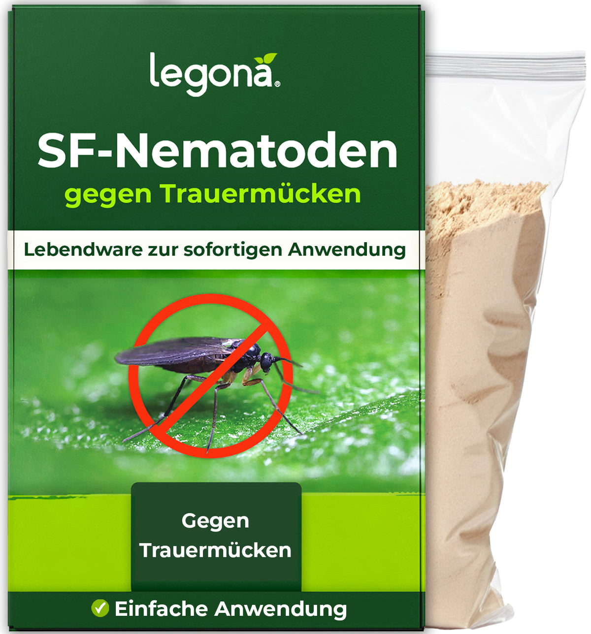 SF-Nematoden gegen Trauermücken und Rüsselkäfer