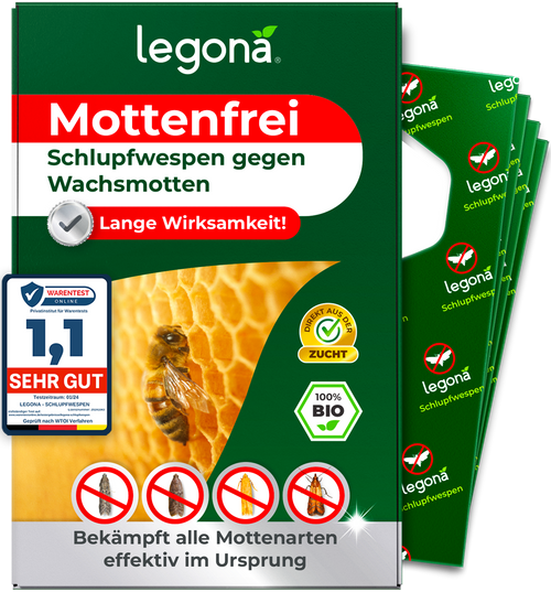 Schlupfwespen gegen Wachsmotten
