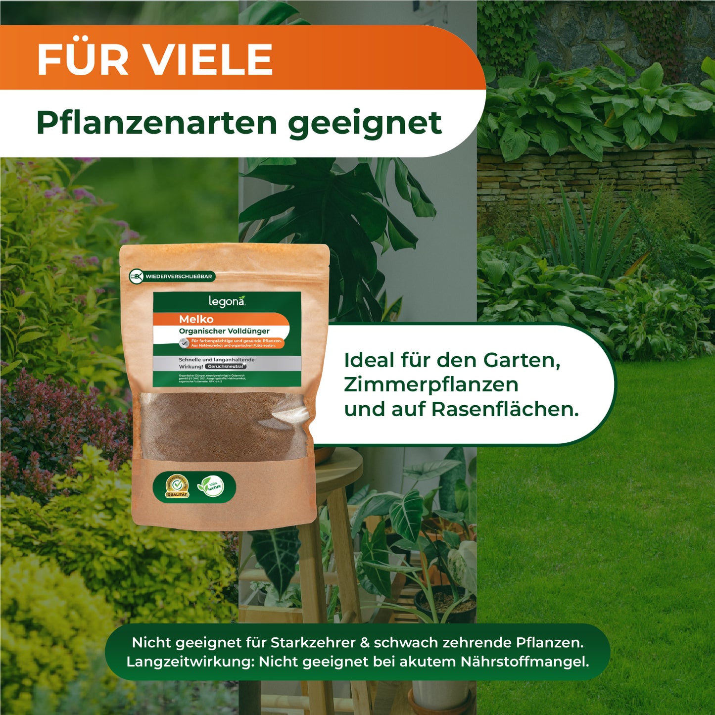 Melko - Organischer Mehlwurmkotdünger für Garten & Pflanzen