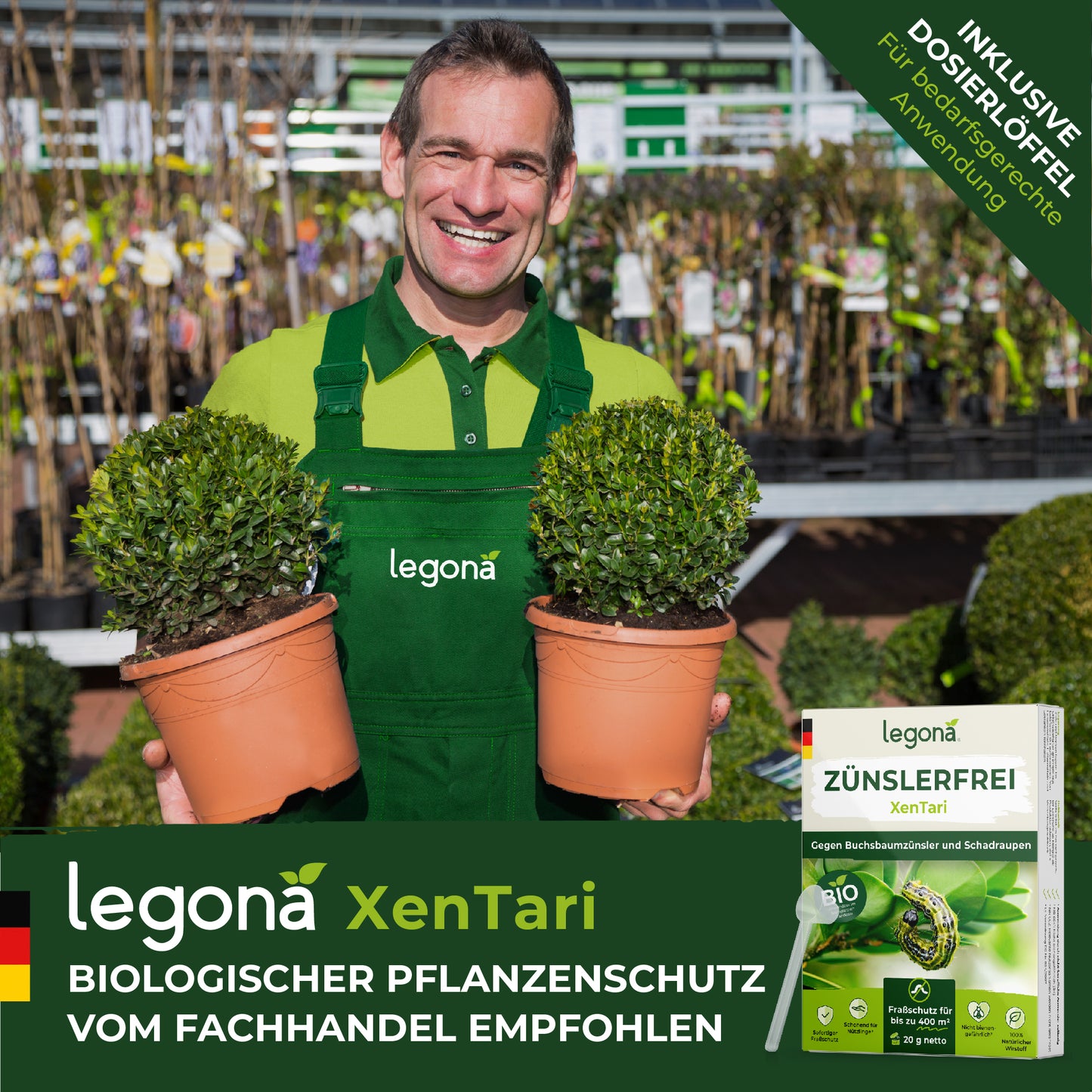 XenTari Zünslerfrei & Raupenfrei - 100% biologisch und nachhaltig